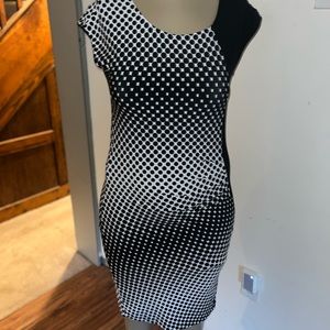 NEW Tolletta b&w polka dot dress - 10